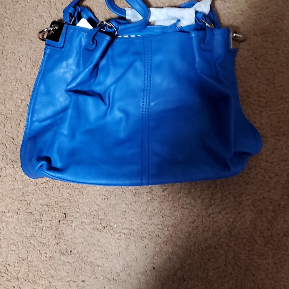 Bright blue Robert Matthew bag